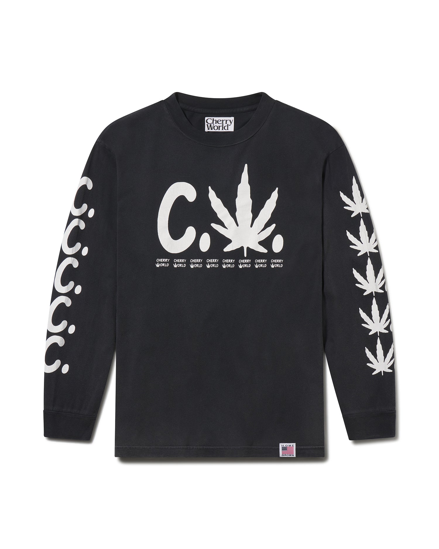 California Weed Long Sleeve Tee in Faded Black – Cherry World