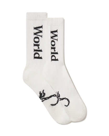 Scorpion Socks in White