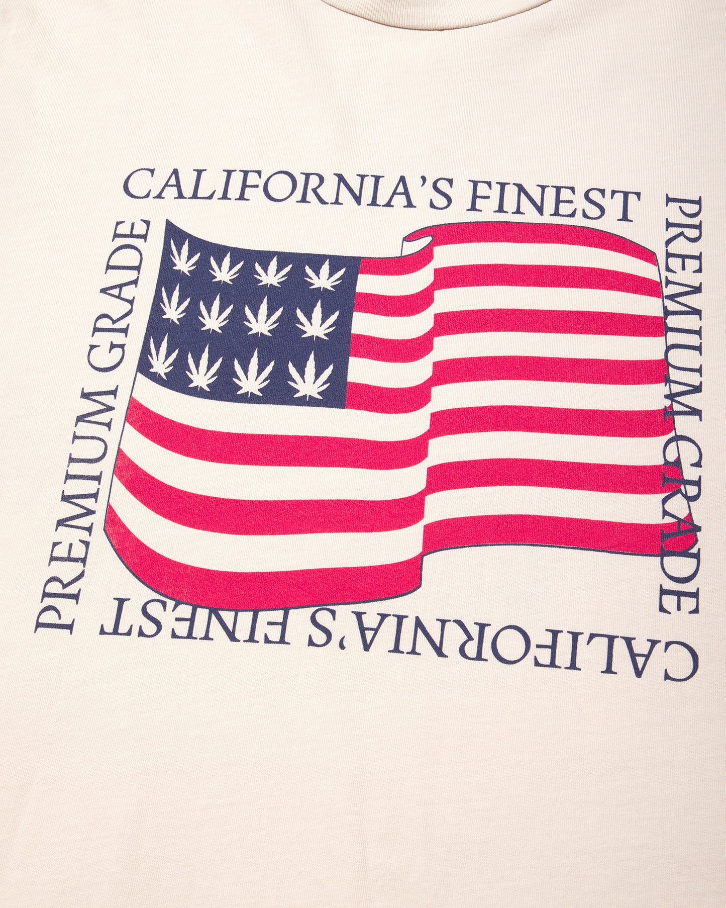 California's Finest Tee in Vintage White