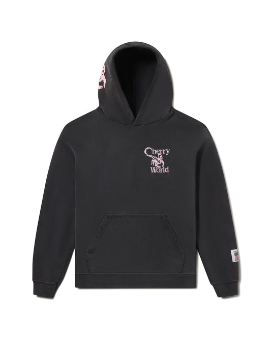 Scorpion Hoodie in Faded Black