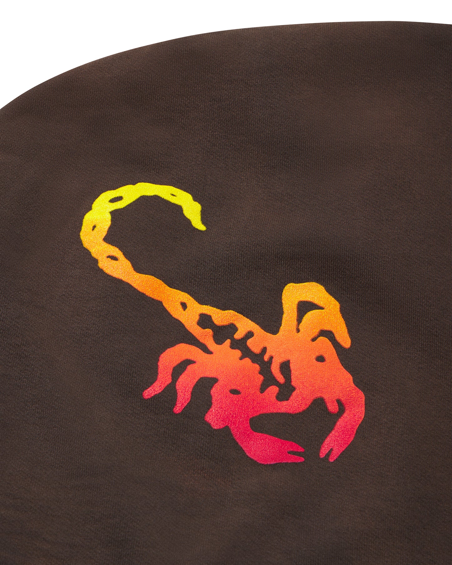 Scorpion Hoodie in Faded Brown